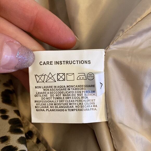 Showroom Leopard Print Tie Back Midi Dress Size Large - Picture 11 of 14